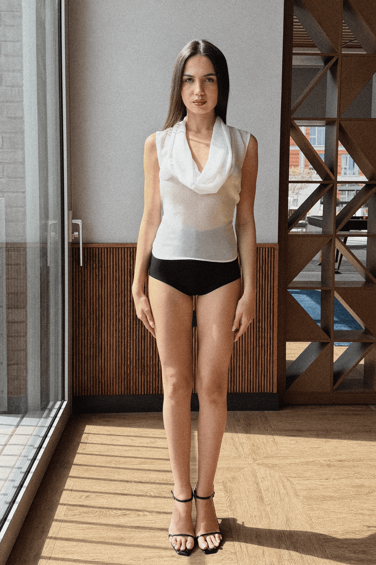 Gazelle Top in Oyster