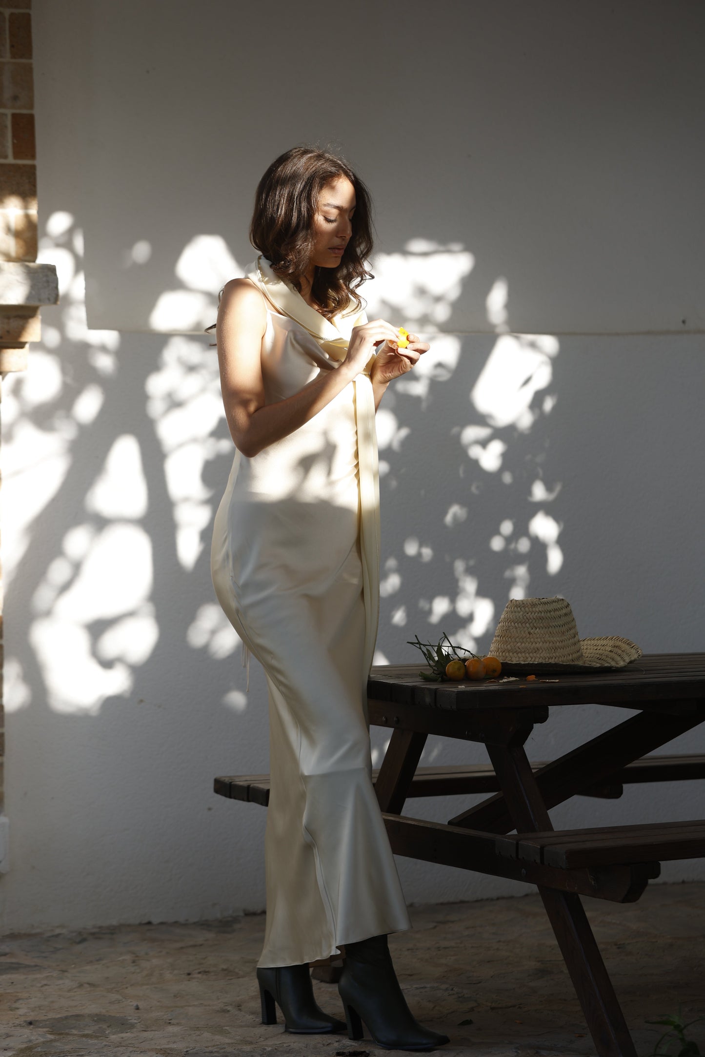 Reem Dress in Ivory