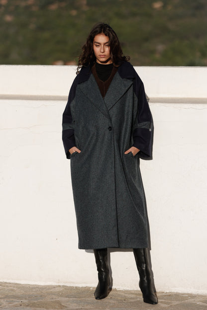 Barchman Qach. Coat in Marine