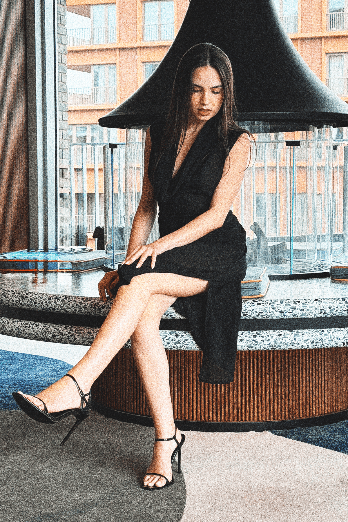 Gazelle Dress in Black